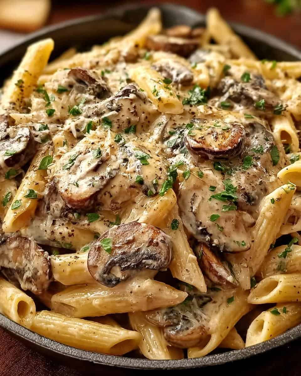 Cozy Tuscan Mushroom Pasta - detail 3