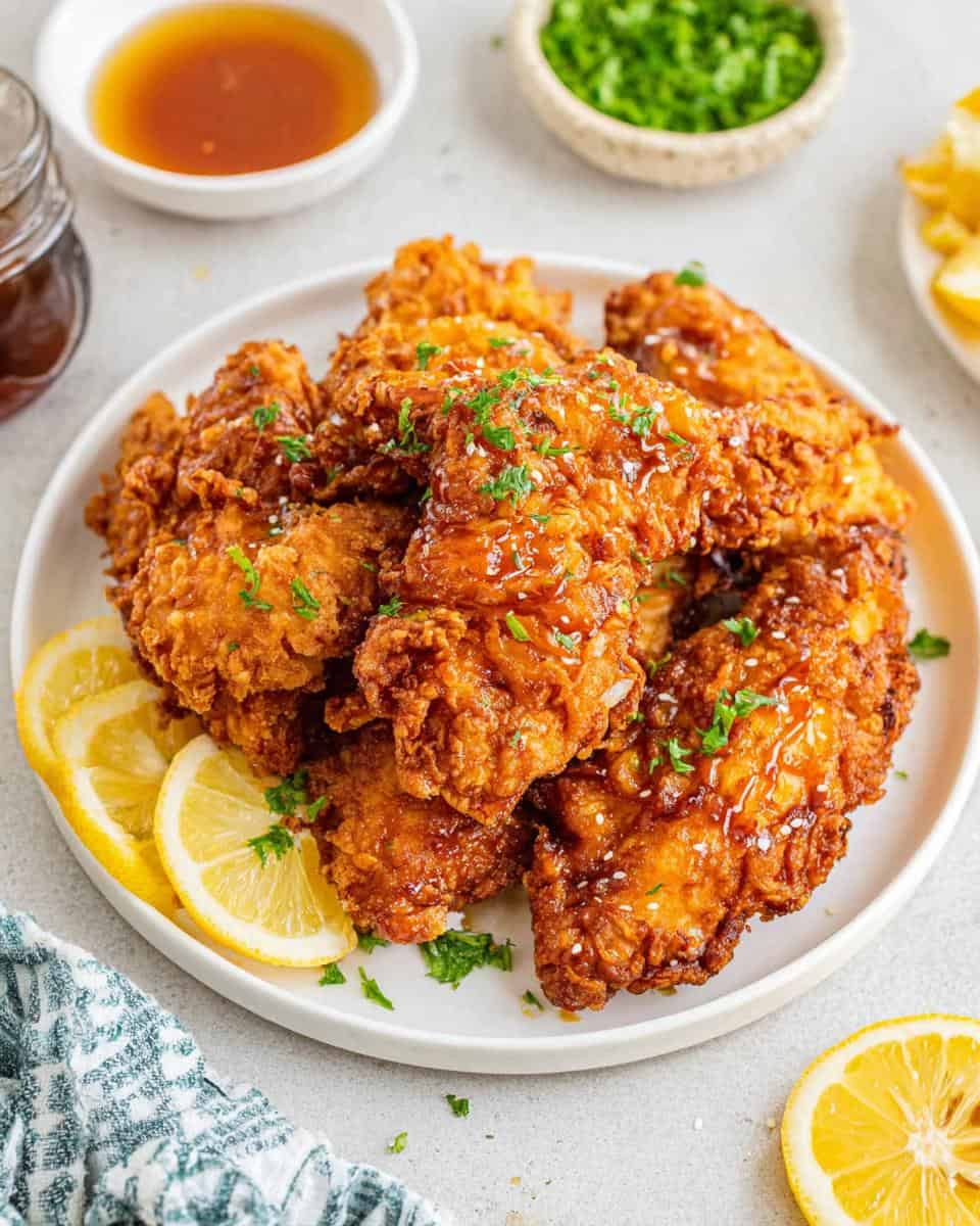 Crispy Honey Lemon Chicken Tenders - detail 1