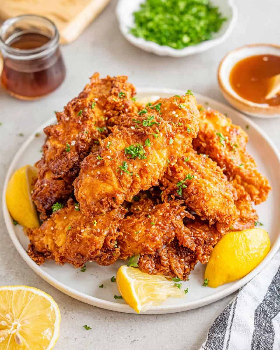 Crispy Honey Lemon Chicken Tenders - detail 2