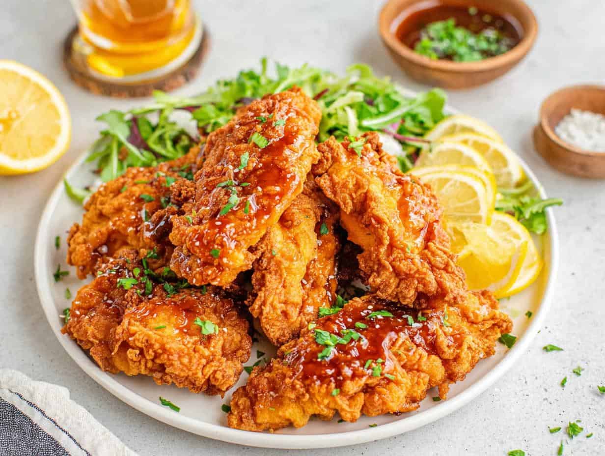 Crispy Honey Lemon Chicken Tenders: A Sinful Recipe