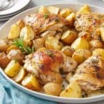 Easy Greek Lemon Chicken and Potatoes