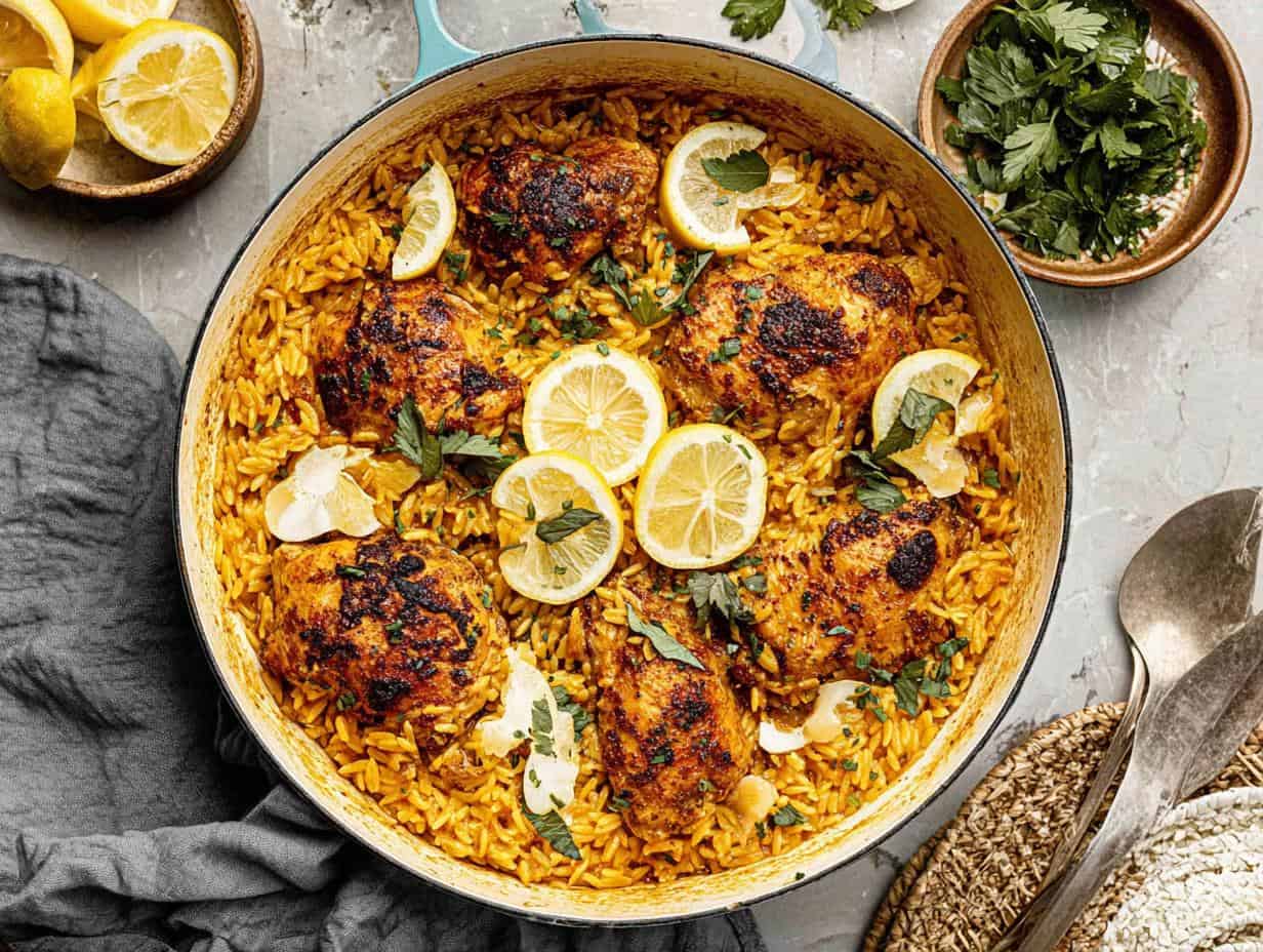 Effortless One-Pot Chicken Orzo: Ditch Dishes in 45 Min