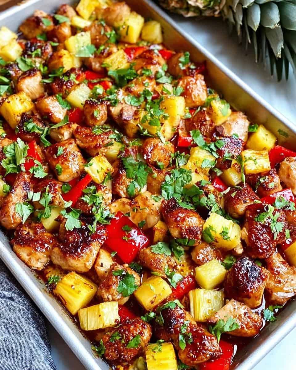 Flavorful Sheet Pan Hawaiian Chicken Recipe - detail 1