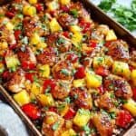 Flavorful Sheet Pan Hawaiian Chicken Recipe