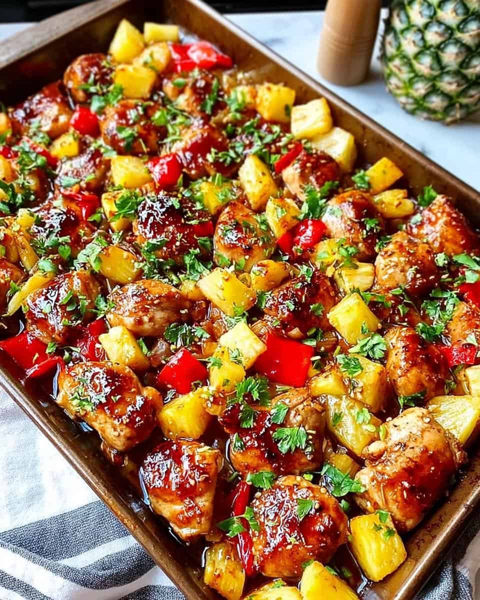 Flavorful Sheet Pan Hawaiian Chicken Recipe - detail 3