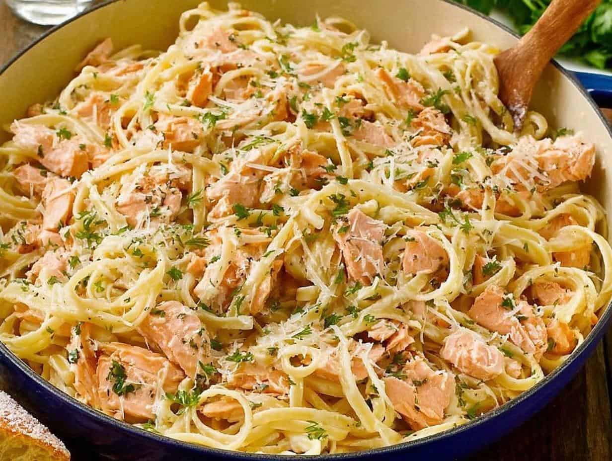 Lemon Butter Salmon Pasta: Irresistibly Delicious in 30