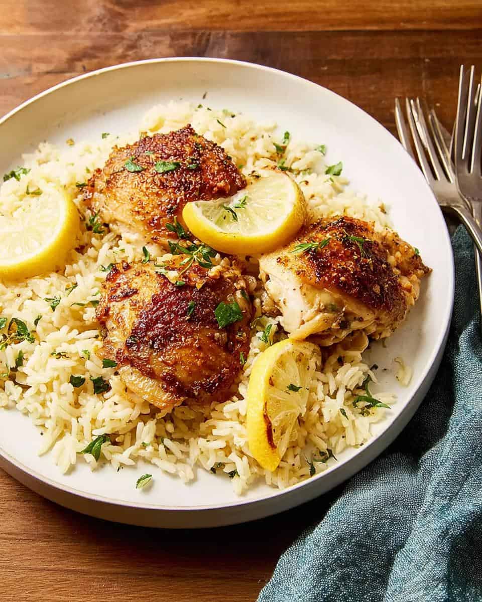 Lemon Herb Chicken and Rice - detail 1