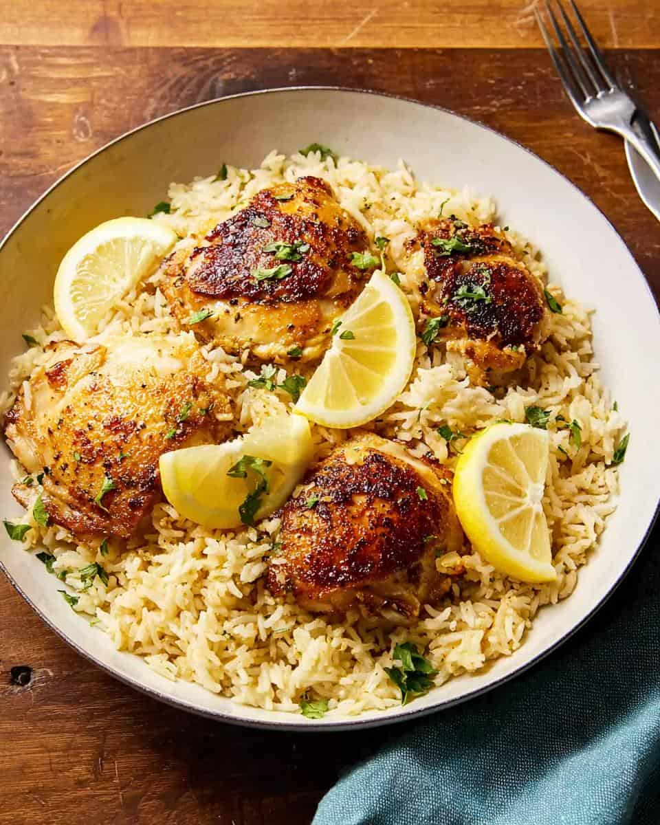 Lemon Herb Chicken and Rice - detail 2
