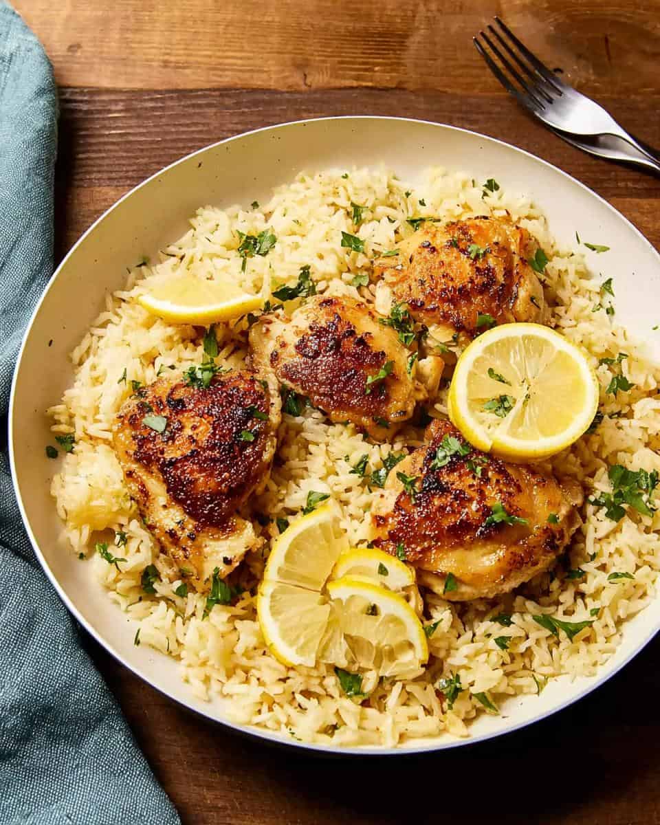 Lemon Herb Chicken and Rice - detail 3