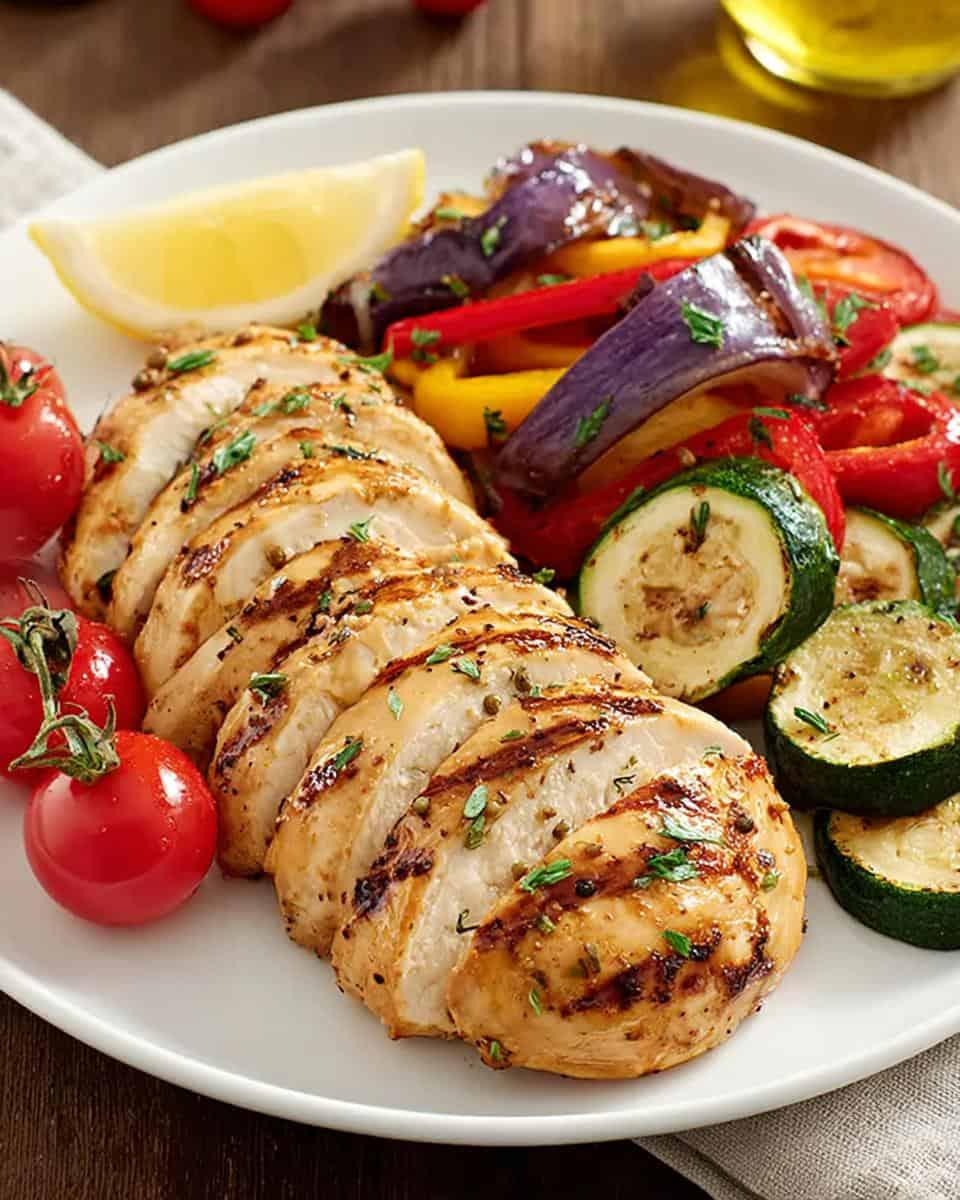Lemon Herb Chicken with Fresh Vegetables - detail 3