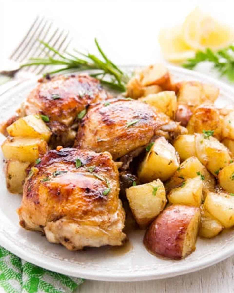 One-Pan Lemon Balsamic Chicken & Potatoes - detail 2