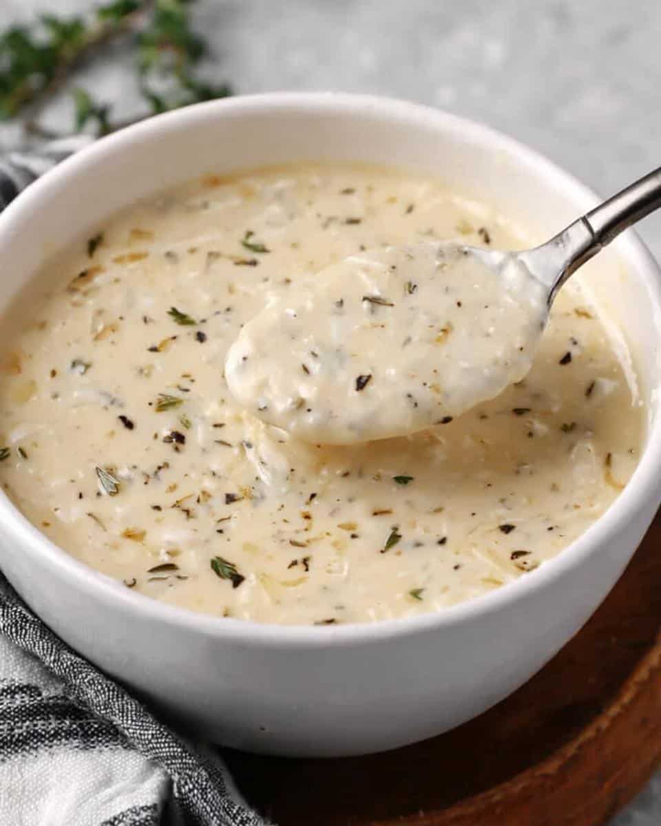 Rich and Creamy Garlic Parmesan Sauce - detail 2