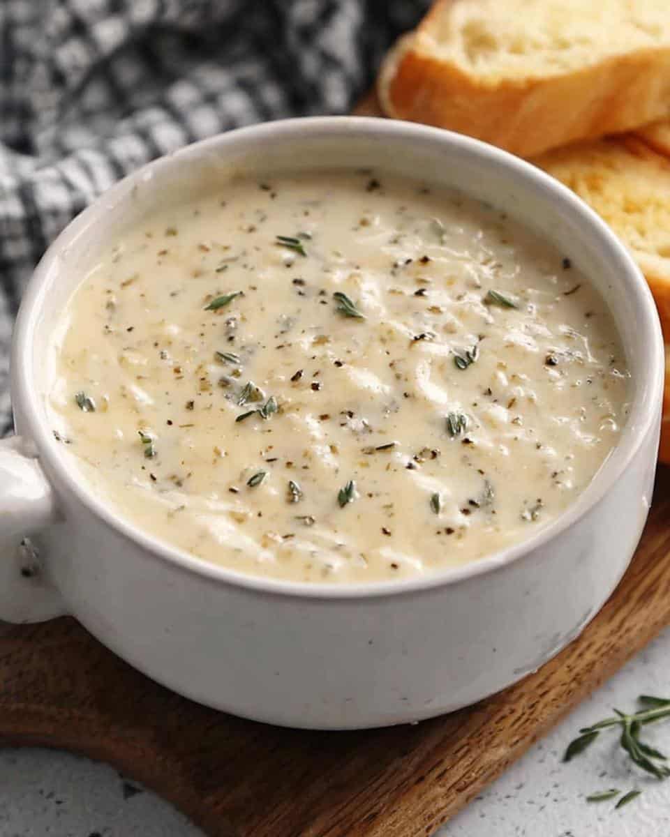 Rich and Creamy Garlic Parmesan Sauce - detail 3