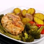 Sheet Pan Garlic Butter Chicken and Veggies