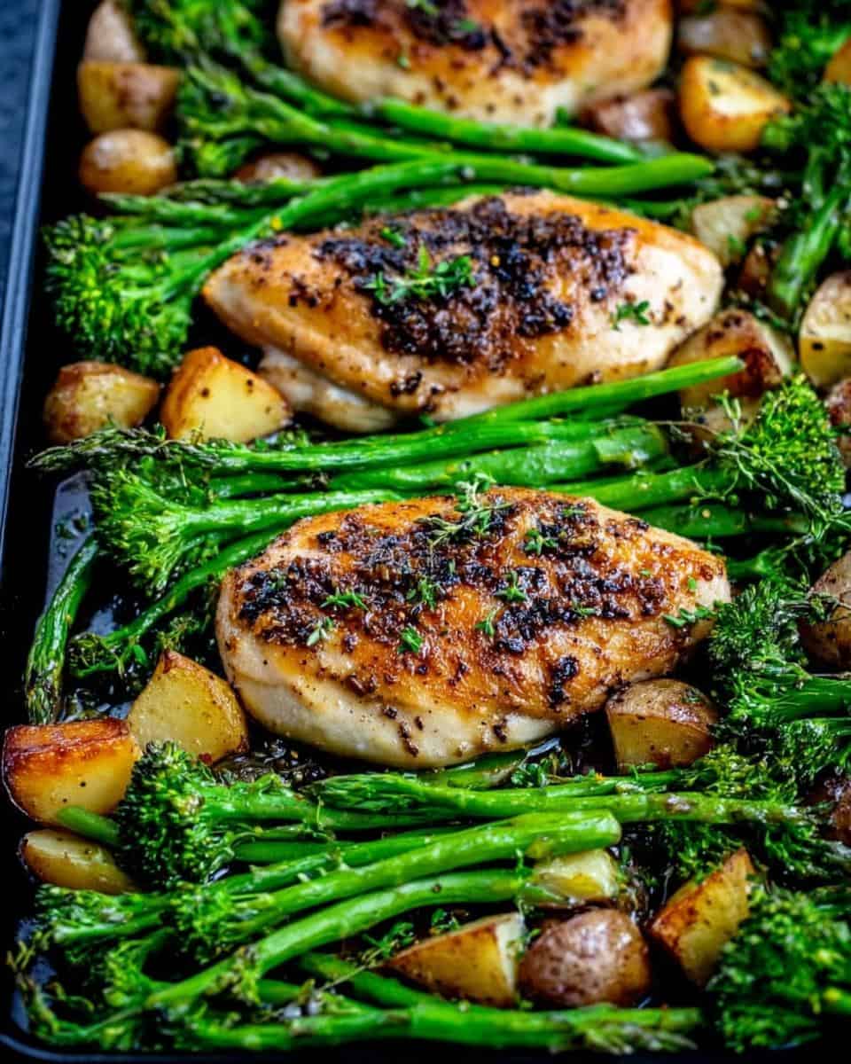 Sheet Pan Honey Dijon Chicken with Veggies - detail 2