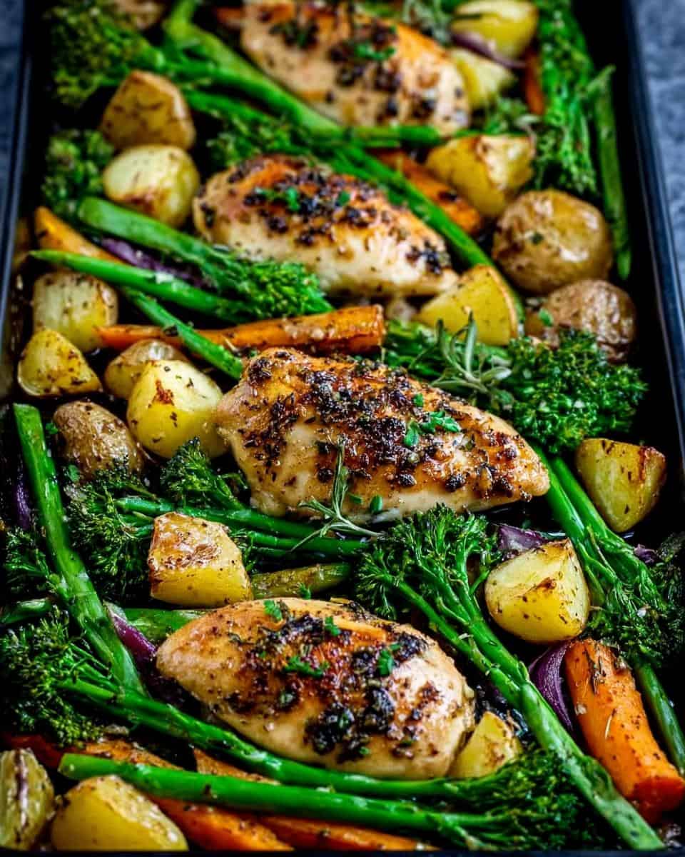 Sheet Pan Honey Dijon Chicken with Veggies - detail 3