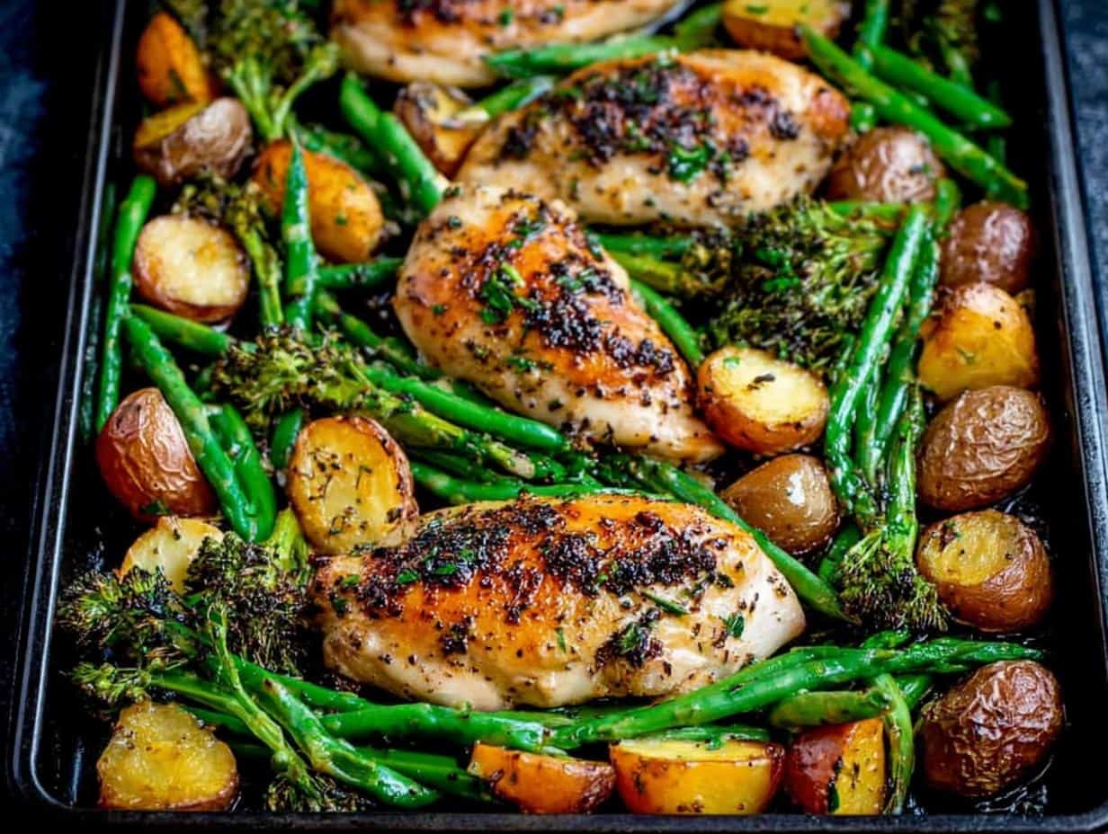 Sheet Pan Honey Dijon Chicken With Veggies: Simple Win