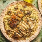 Slow Cooker Parmesan Herb Chicken & Orzo