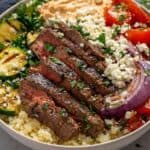 Wholesome and Flavor-Packed Mediterranean Steak Bowl Recipe