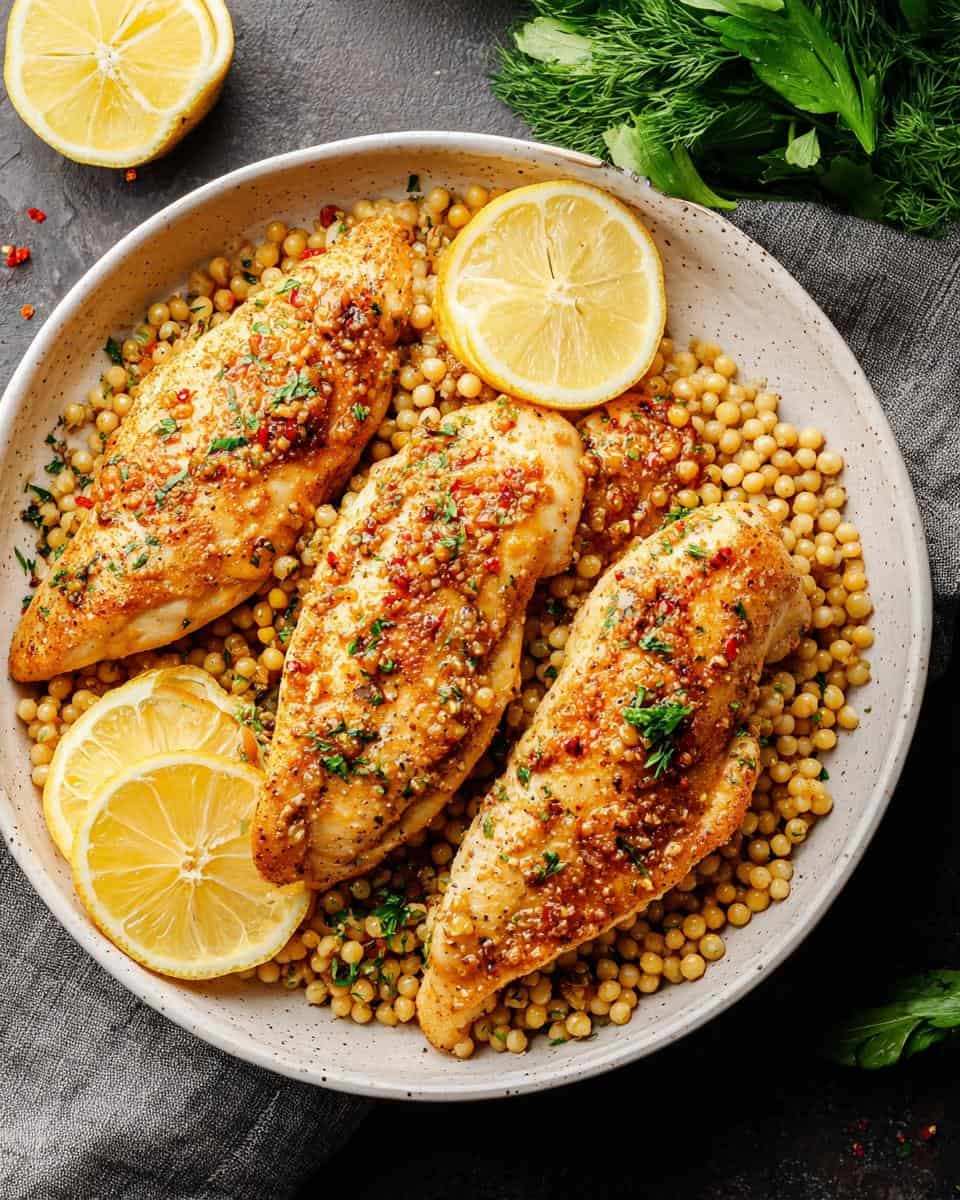 Zesty Garlic Butter Chicken with Lemon Couscous - detail 1