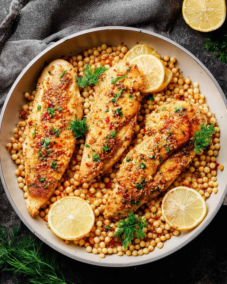 Zesty Garlic Butter Chicken with Lemon Couscous - detail 3